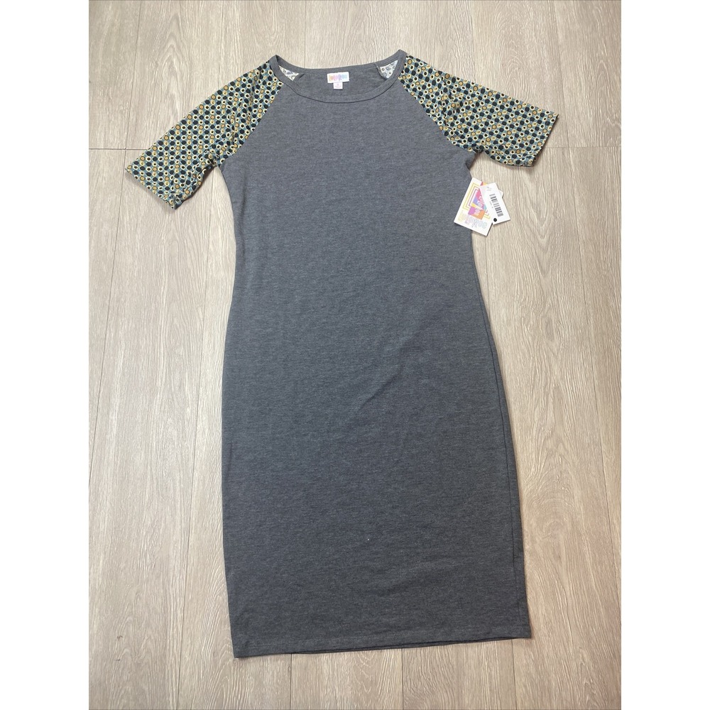 Lularoe Julia Dress SMALL Pencil Dress Gray S New